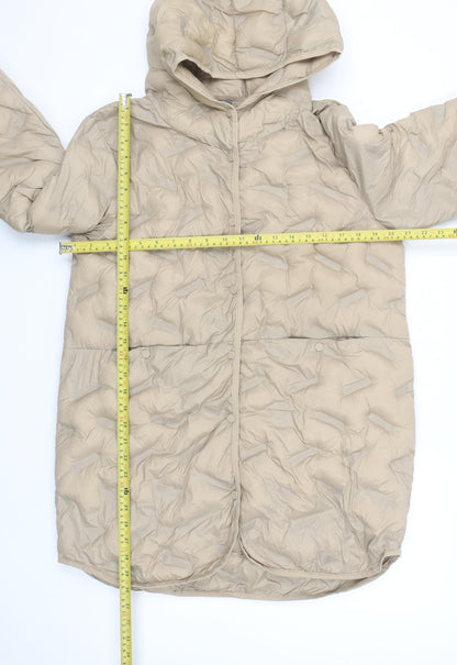Womens UK Size 10 Beloved Beige Puffer Jacket