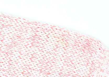 Barbour Women Pink Cotton Jumper Size 14 Crew Neck Knit