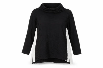 Womens UK Size 12 Chico's Black Tunic Blouse