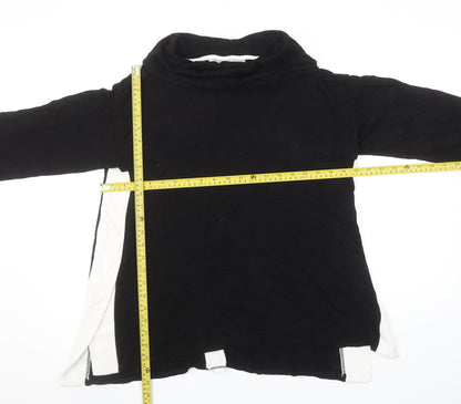 Womens UK Size 12 Chico's Black Tunic Blouse