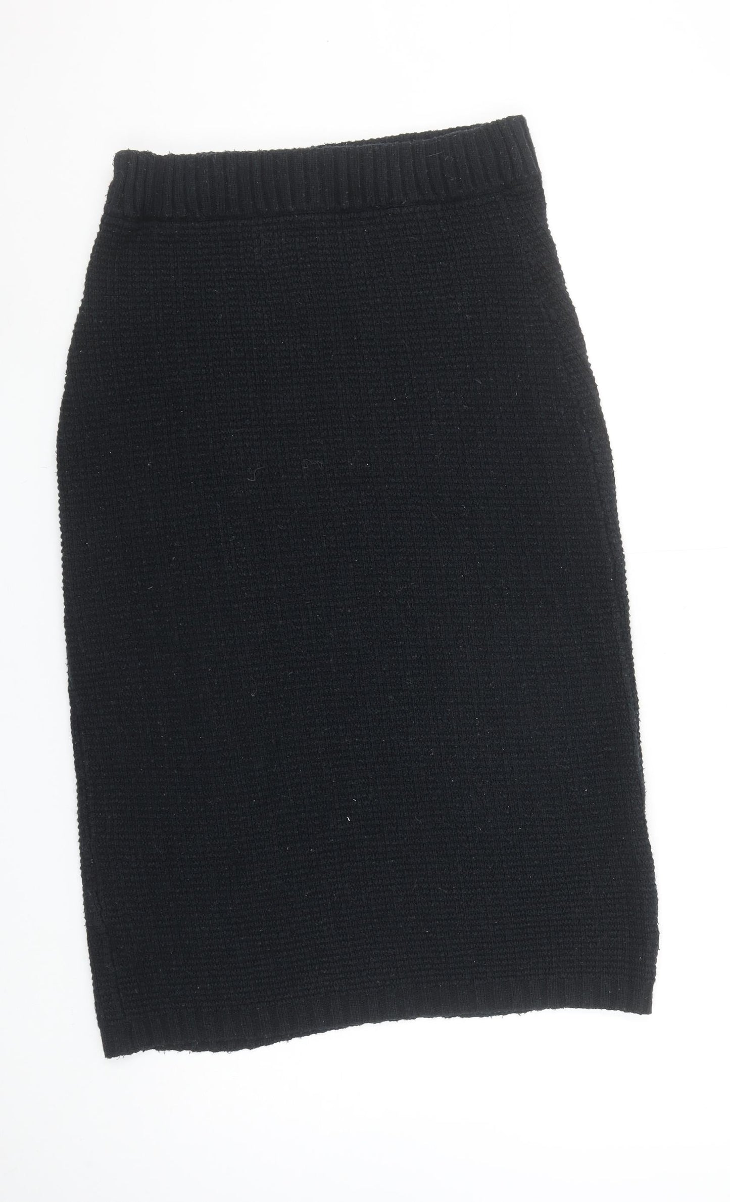 ASOS DESIGN Women's Black Knit Pencil Skirt Size 12