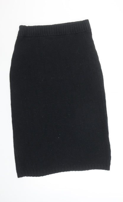 ASOS DESIGN Women's Black Knit Pencil Skirt Size 12
