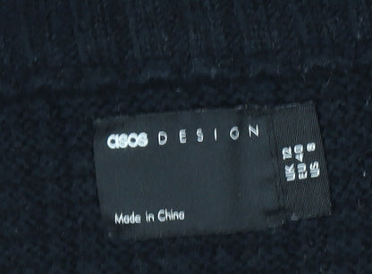 ASOS DESIGN Women's Black Knit Pencil Skirt Size 12