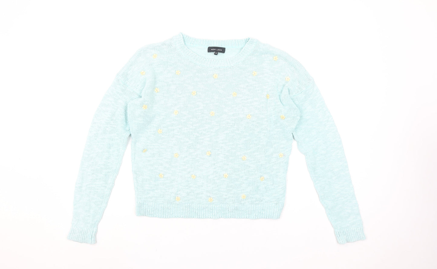 Womens UK Size 12 New Look Blue Pullover Jumper