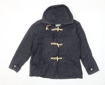 Womens UK Size 12 Seasalt Cornwall Blue Duffle Coat