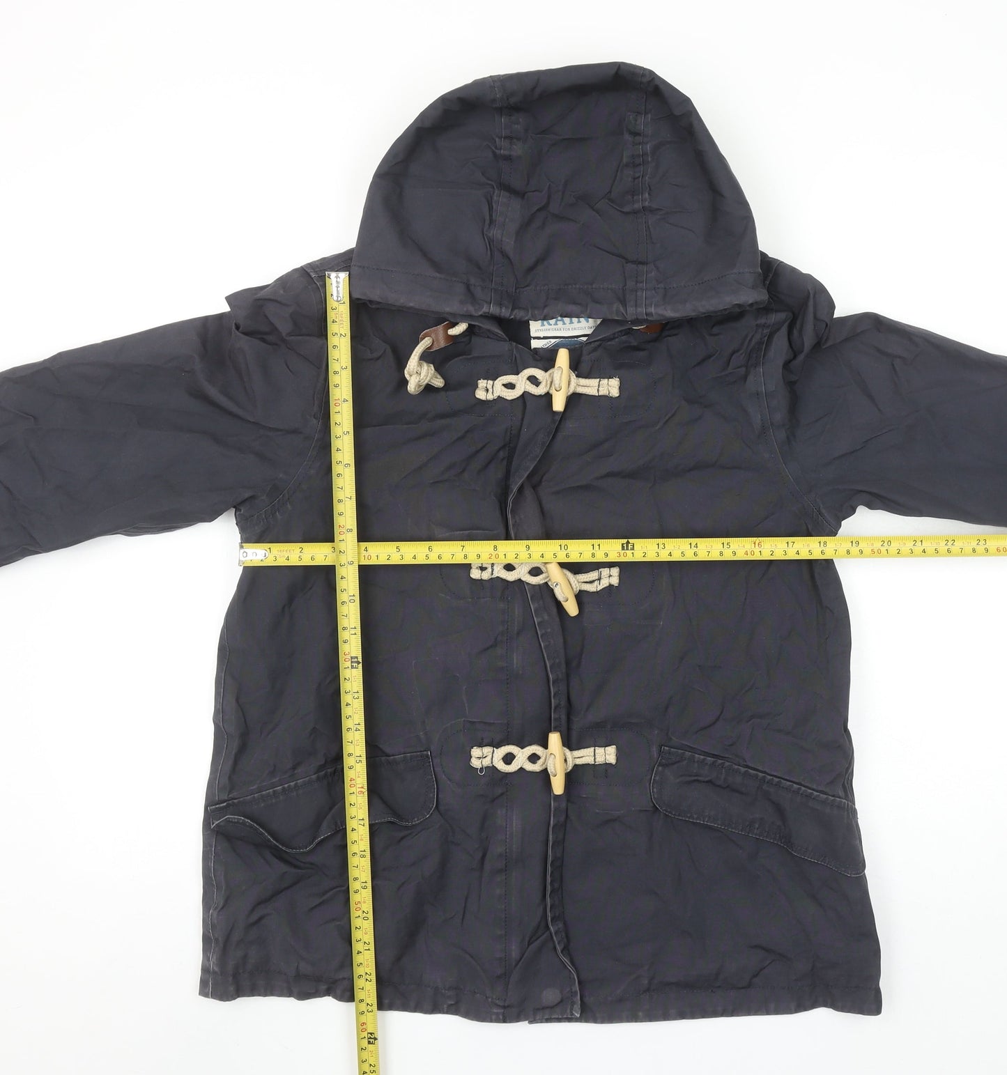 Womens UK Size 12 Seasalt Cornwall Blue Duffle Coat