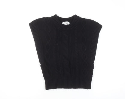 Womens UK Size S & Other Stories Black Vest Jumper