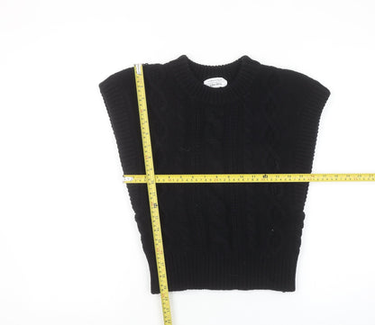 Womens UK Size S & Other Stories Black Vest Jumper