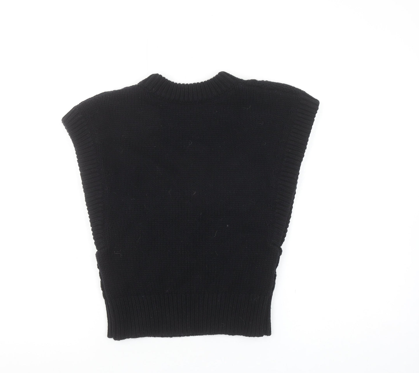 Womens UK Size S & Other Stories Black Vest Jumper