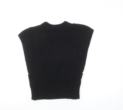 Womens UK Size S & Other Stories Black Vest Jumper
