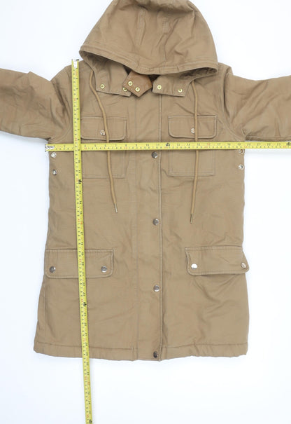 Womens UK Size 8 NEXT Beige Parka Coat