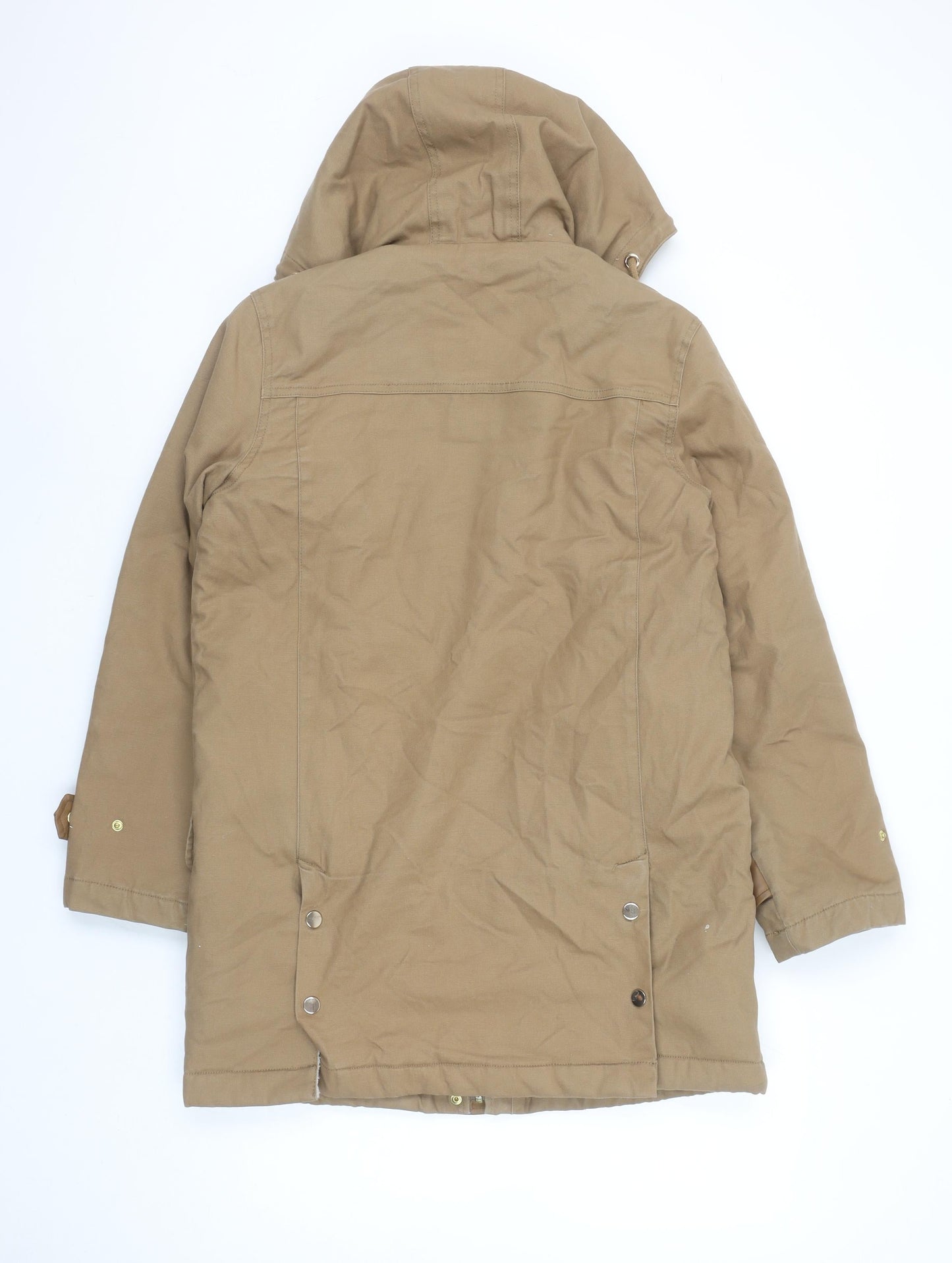 Womens UK Size 8 NEXT Beige Parka Coat