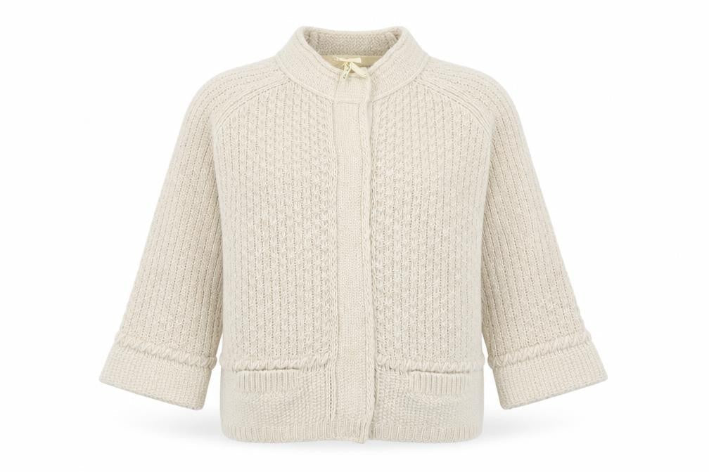 Womens UK Size 10 NEXT Beige Cardigan Jumper
