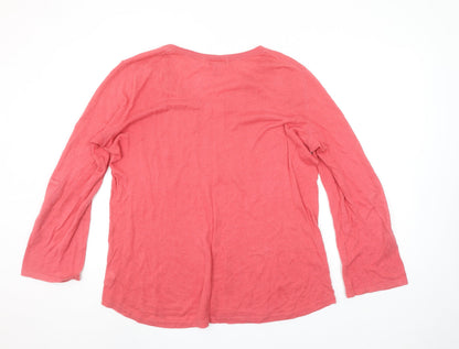 Womens UK Size L Gap Pink Pullover Jumper