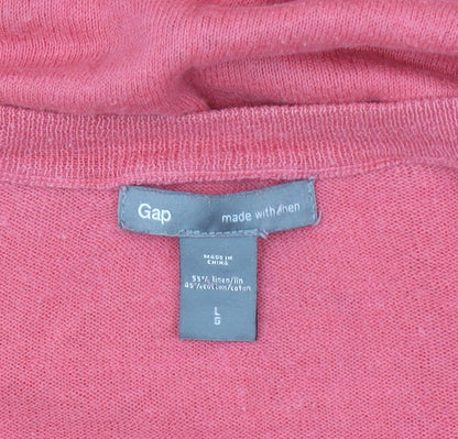 Womens UK Size L Gap Pink Pullover Jumper