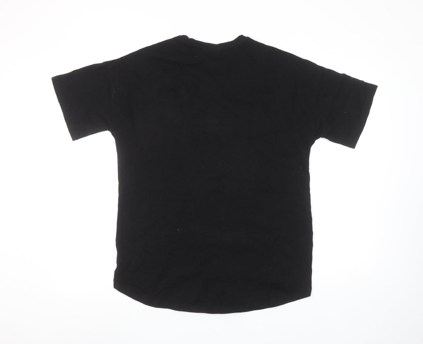Womens UK Size 2XS Primark Black Basic T-Shirt
