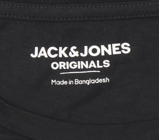 Jack & Jones Men’s Black XL Funny Gangster Wrappa T-Shirt