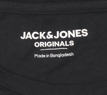 Jack & Jones Men’s Black XL Funny Gangster Wrappa T-Shirt