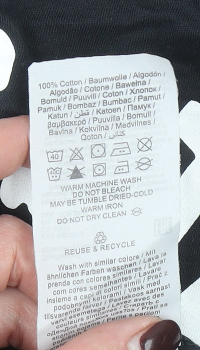 Jack & Jones Men’s Black XL Funny Gangster Wrappa T-Shirt