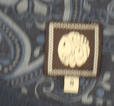 Pretty Green Men’s Blue Cotton Crew Neck T-Shirt Size S