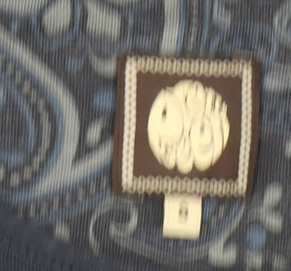 Pretty Green Men’s Blue Cotton Crew Neck T-Shirt Size S