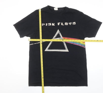 Pink Floyd Men's Black L Graphic Rock Band Cotton T-Shirt