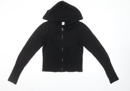 Girls UK Size L Gilly Hicks Black Cardigan Jumper