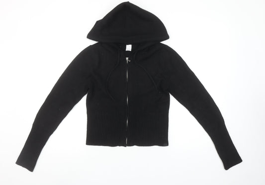 Girls UK Size L Gilly Hicks Black Cardigan Jumper