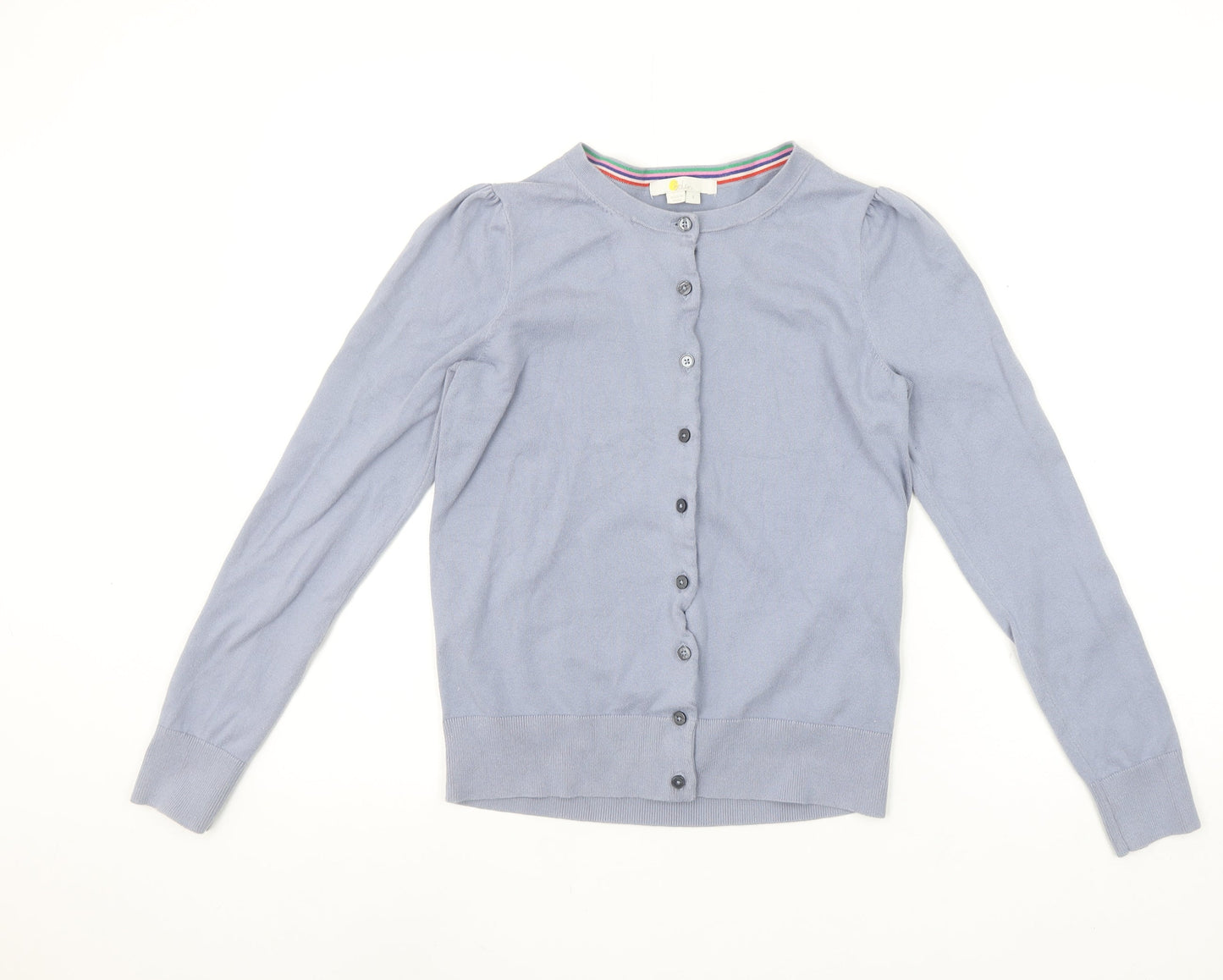 Boden Women Blue Cotton Knit Button Cardigan Size S