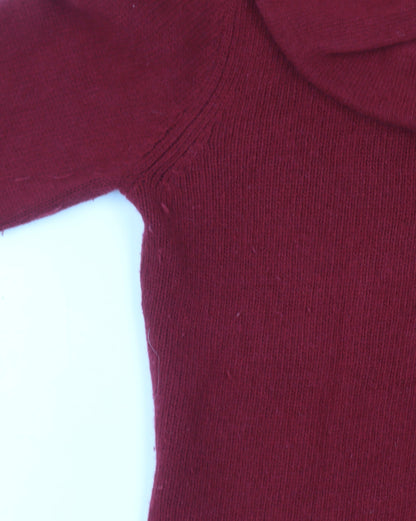 Womens UK Size L Sarah Spencer Red Cardigan Jumper