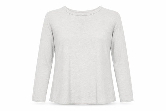 Womens UK Size One Size Alexara Grey Basic T-Shirt