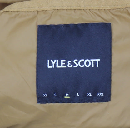 Lyle & Scott Men's Brown Hooded Puffer Jacket Size M