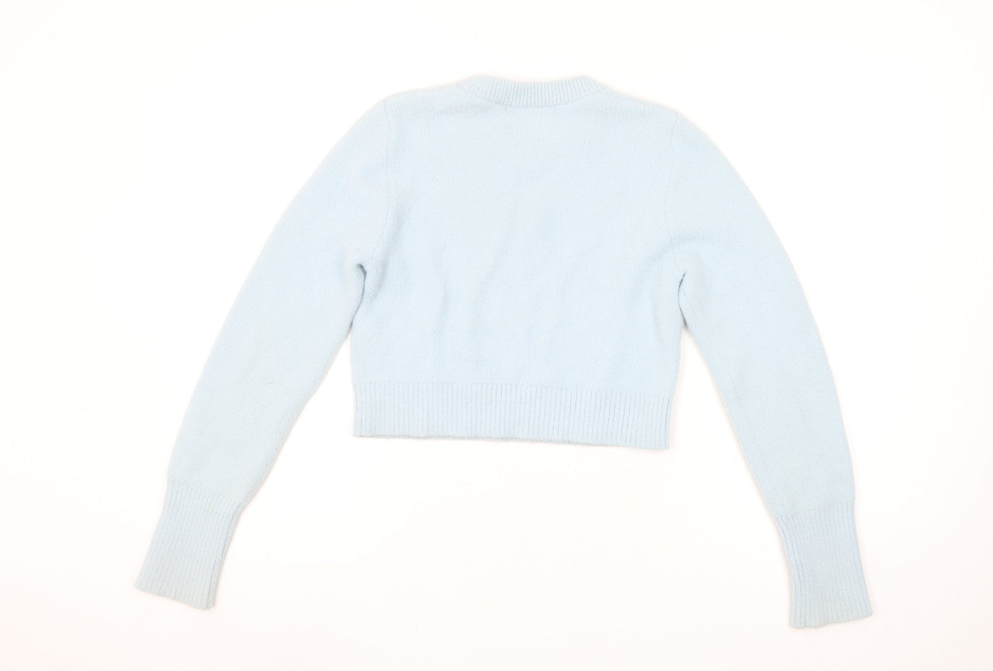 Womens UK Size 12 Zara Blue Pullover Jumper