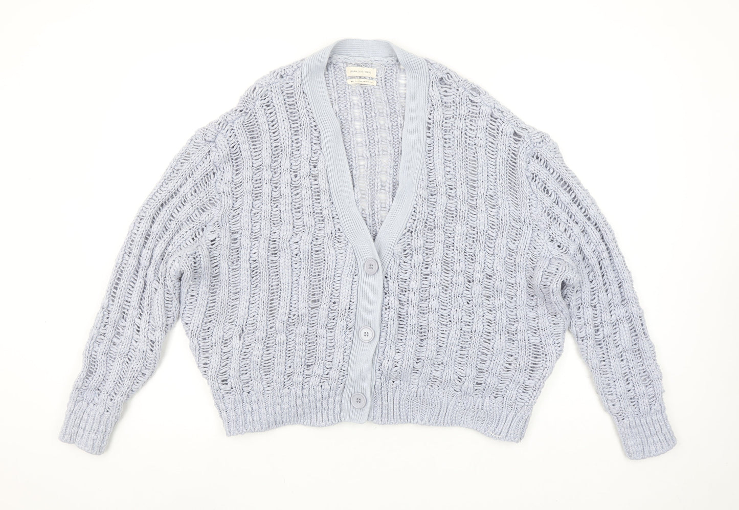 Womens UK Size M Urban Outfitters Grey Cardigan Jumper