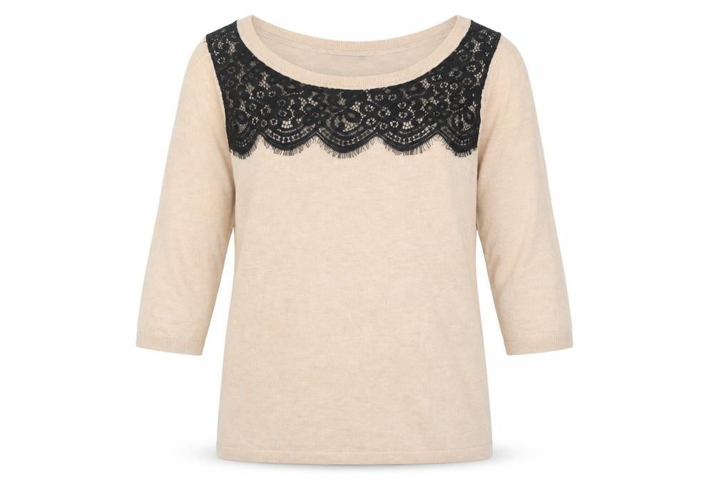 Unisex Adults UK Size M Marks and Spencer Beige Pullover Jumper