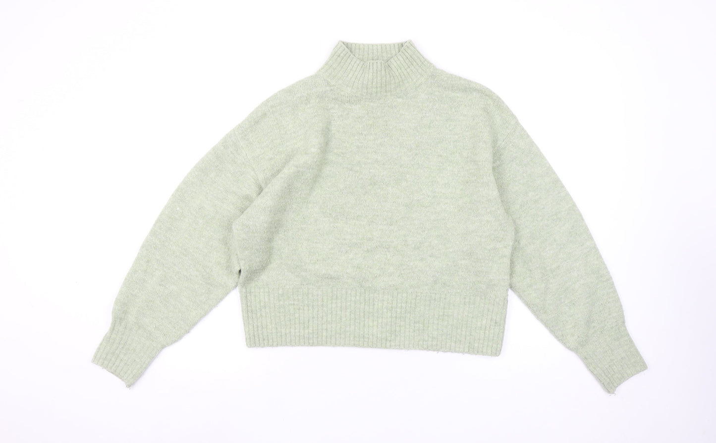 Womens UK Size S Monki Green Pullover Jumper