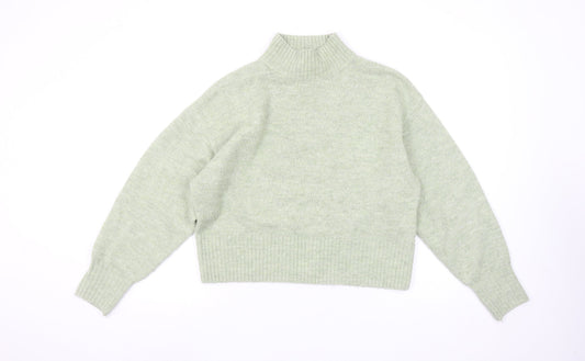 Womens UK Size S Monki Green Pullover Jumper