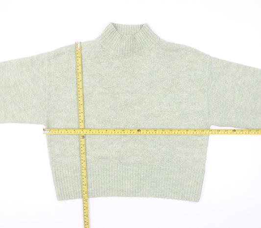 Womens UK Size S Monki Green Pullover Jumper