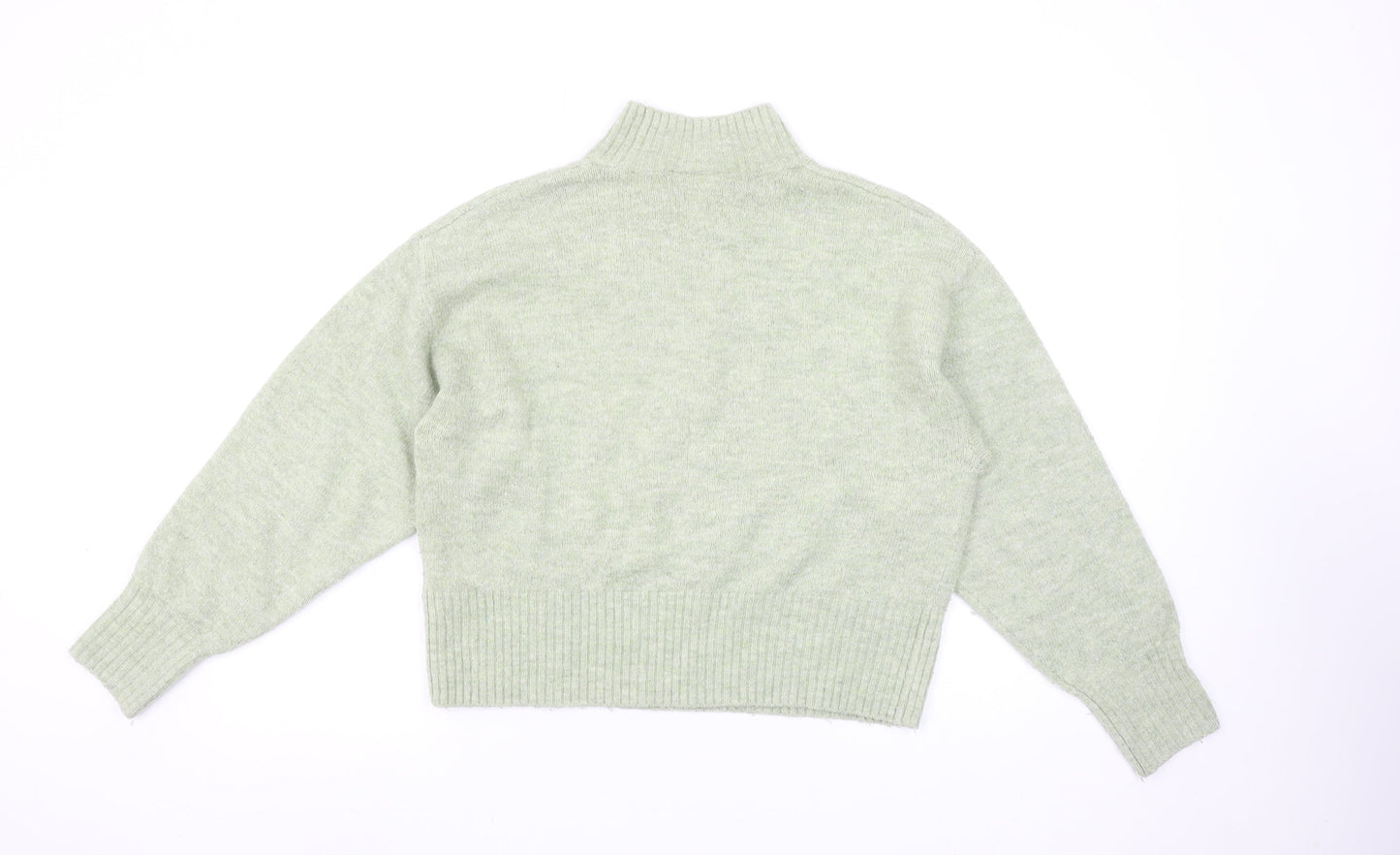 Womens UK Size S Monki Green Pullover Jumper