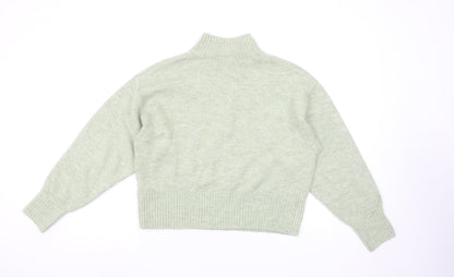 Womens UK Size S Monki Green Pullover Jumper