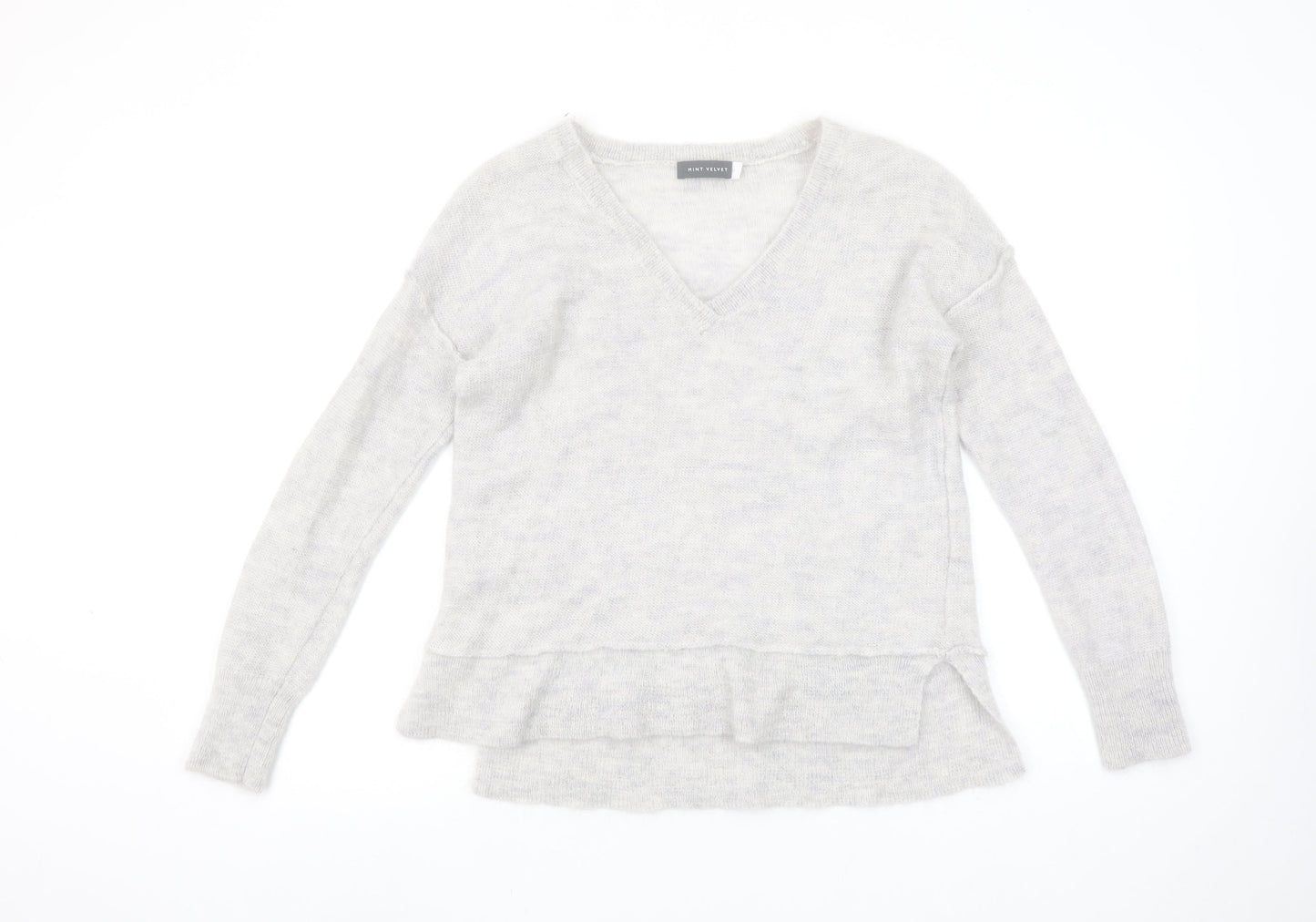 Womens UK Size 12 Mint Velvet Grey Pullover Jumper
