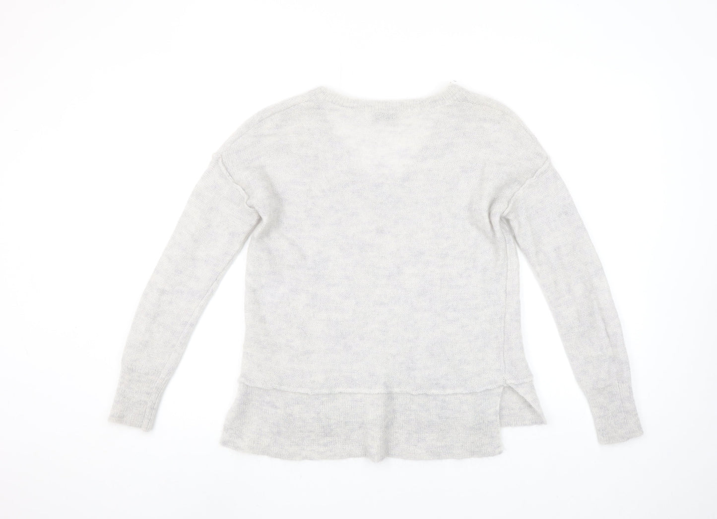 Womens UK Size 12 Mint Velvet Grey Pullover Jumper