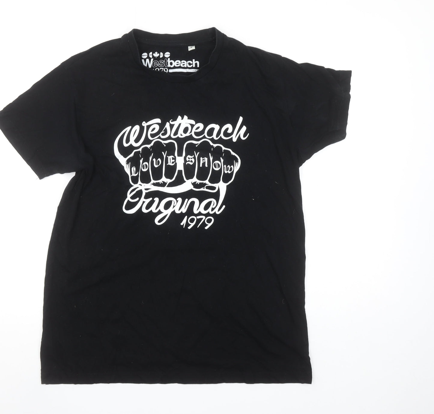 Westbeach Men’s Black Short Sleeve Graphic T-Shirt Size L
