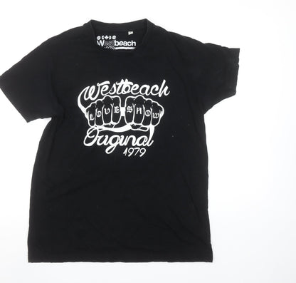 Westbeach Men’s Black Short Sleeve Graphic T-Shirt Size L