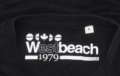 Westbeach Men’s Black Short Sleeve Graphic T-Shirt Size L