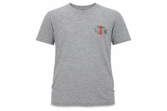 Boys UK Size 10 Years Diesel Grey Basic T-Shirt