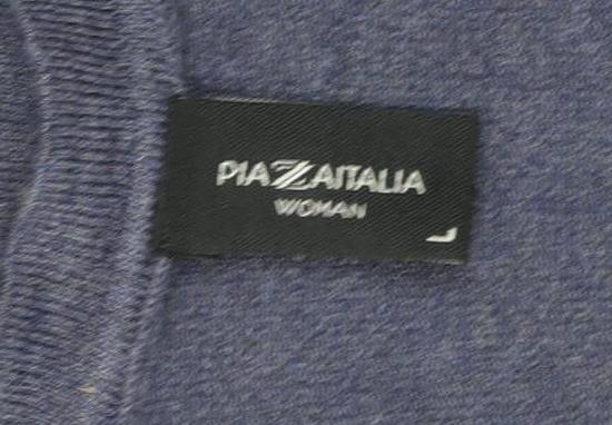 Womens UK Size S Piazza Italia Blue Cardigan Jumper