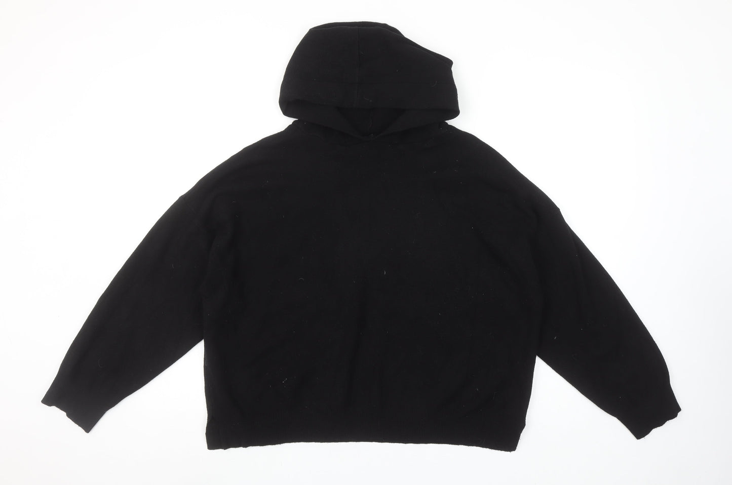 Womens UK Size 18-20 Isle Essentials Black Pullover Jumper