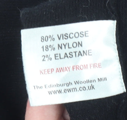 Womens UK Size 18-20 Isle Essentials Black Pullover Jumper