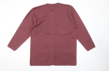 Womens UK Size XL Paramour Collection Purple Cardigan Jumper